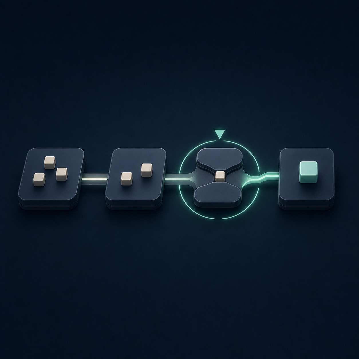 A four-stage workflow with its real bottleneck identified